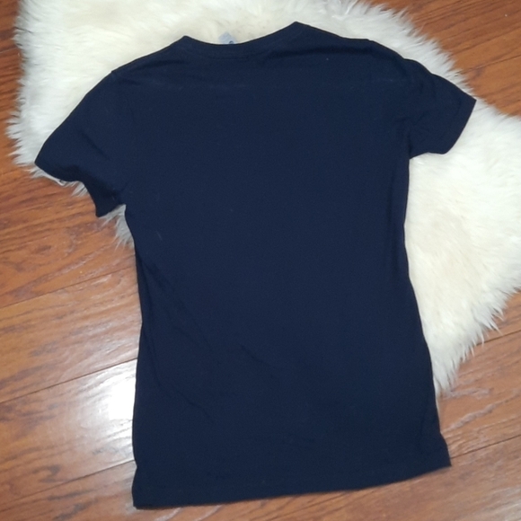 Next Level Introvert Fitted Navy Tshirt - Picture 3 of 3